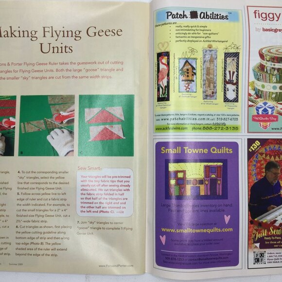 Fons & Porter's Quilting Easy Quilts Magazine Summer 2009 18 Projects Designs - Picture 12 of 13